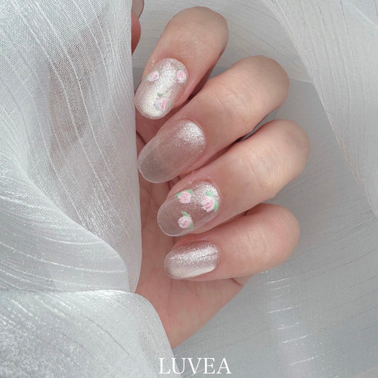 Rosy But ロージーバッド フラワーネイル 小花柄 ネイルチップ 春ネイル