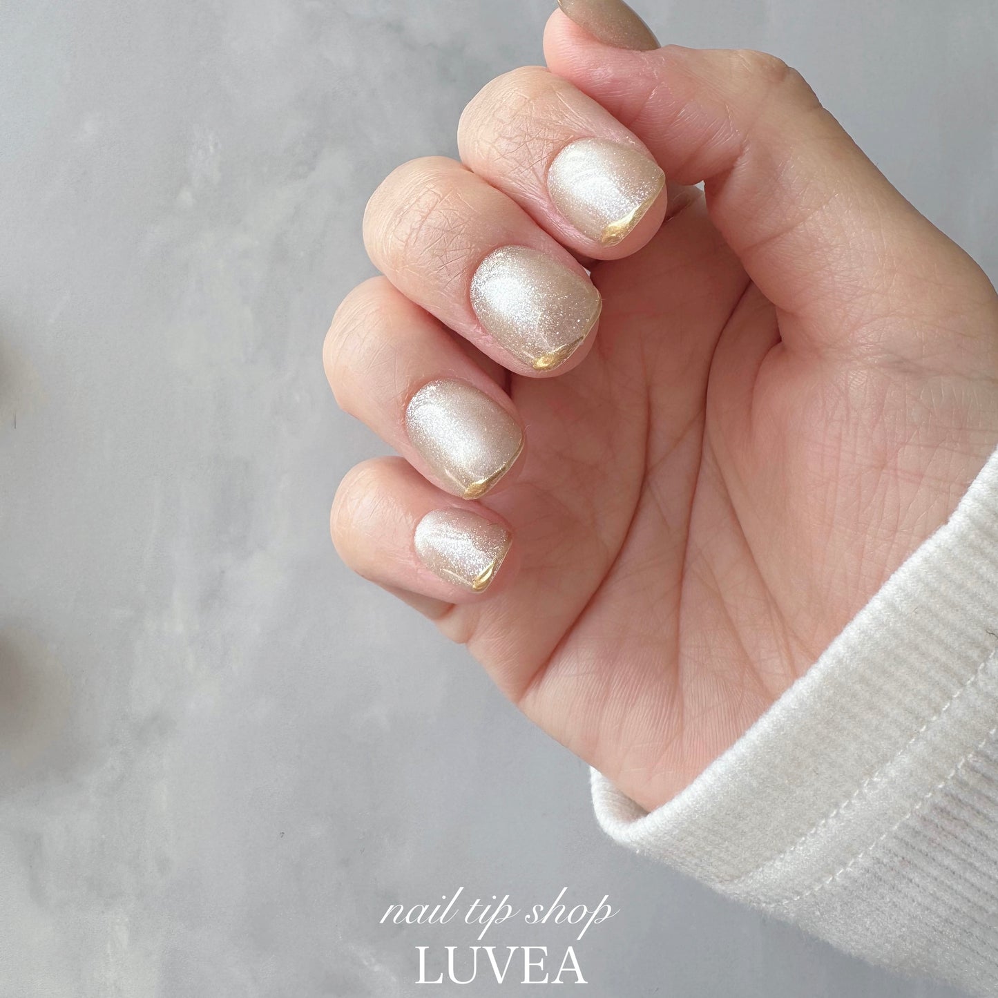 Lune リューヌ マグネットネイル イエロー ネイルチップ 春