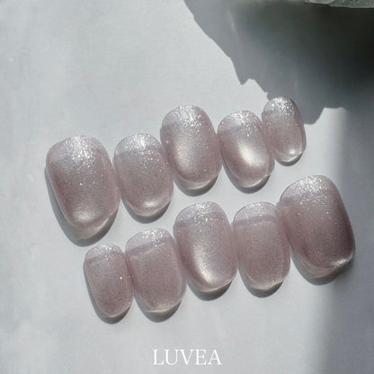 Lilas リラ マグネットネイル パープルネイル ネイルチップ シンプル ワンカラー