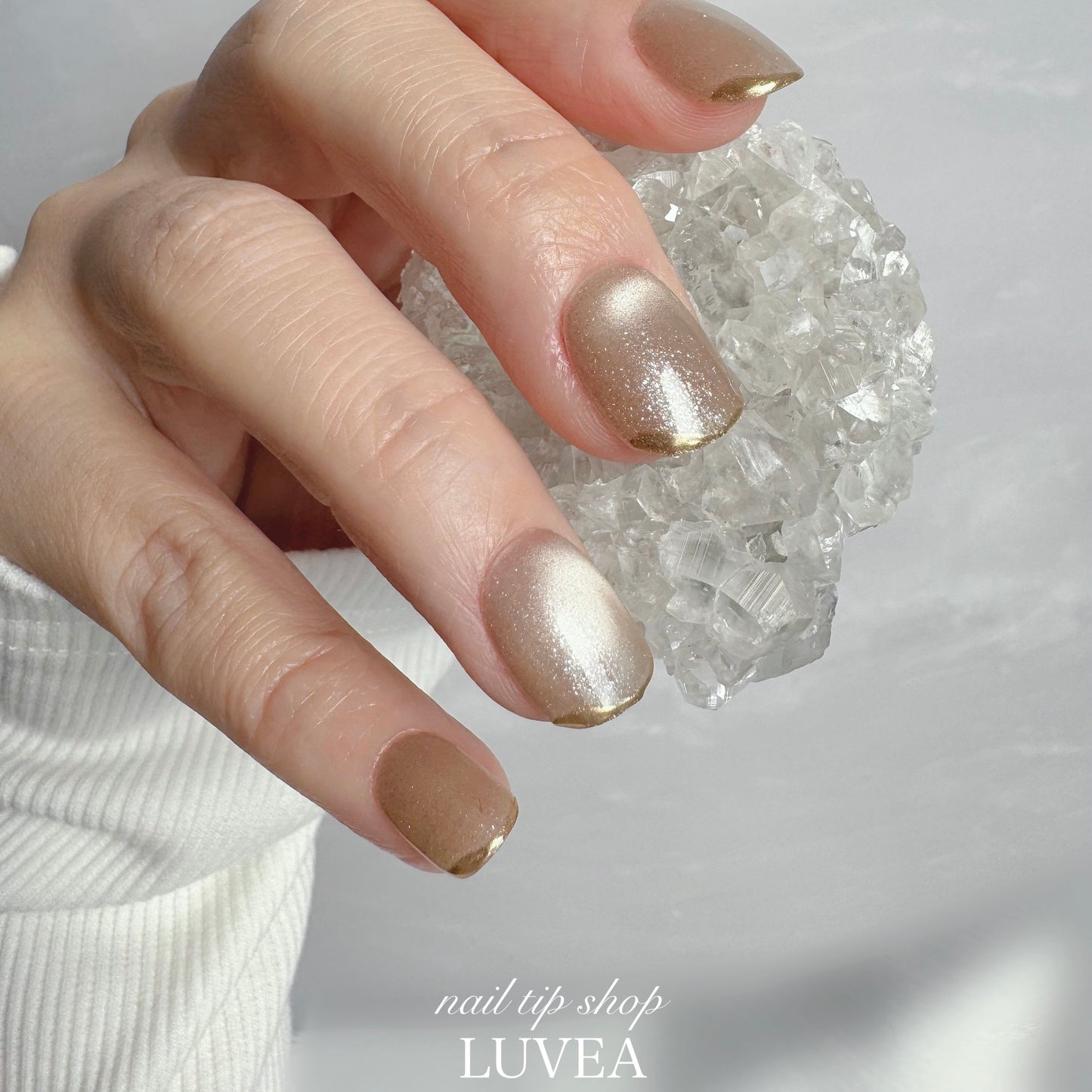 Lune リューヌ マグネットネイル イエロー ネイルチップ 春