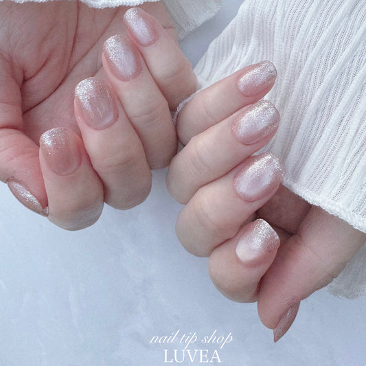 Rosy ロージー ピンクマグネット シンプルネイル ネイルチップ 春カラー