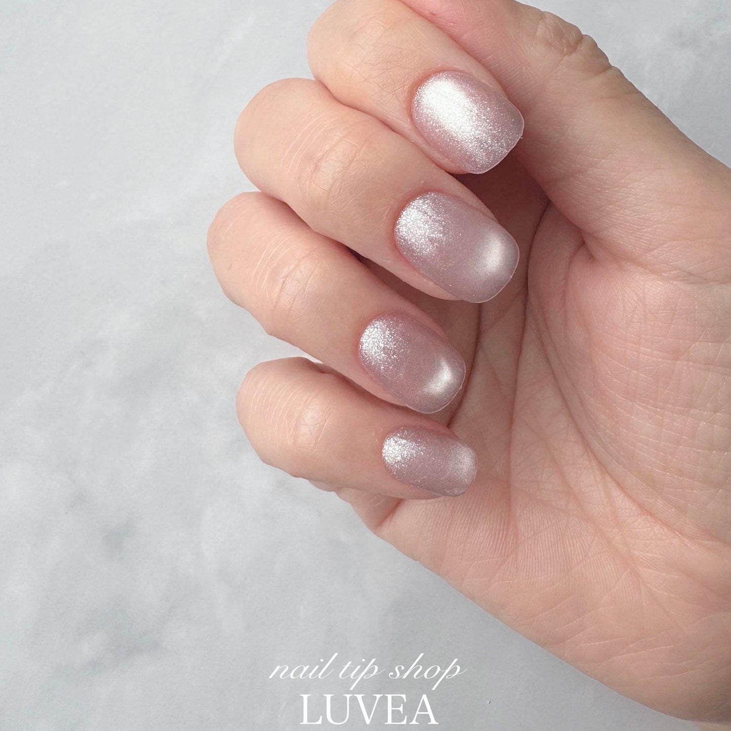 Lilas リラ マグネットネイル パープルネイル ネイルチップ シンプル ワンカラー