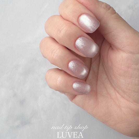 Lilas リラ マグネットネイル パープルネイル ネイルチップ シンプル ワンカラー