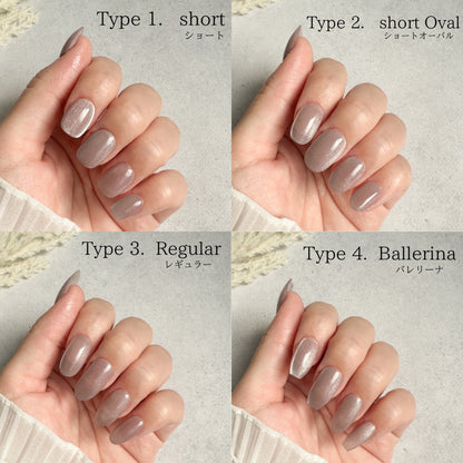 Emera エメラ 天然石 ニュアンス アート ネイルチップ