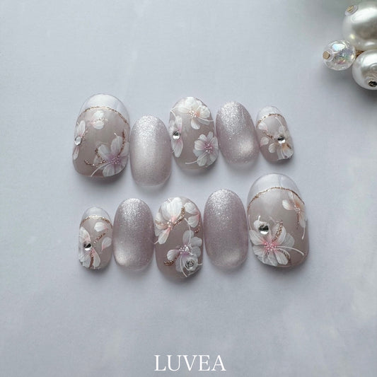 Grace Flower グレイスフラワー ネイルチップ フラワー ネイル マグネット 春ネイル
